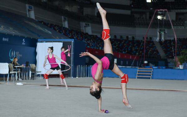 Milli Gimnastika Arenasında media nümayəndələri üçün tur təşkil olunub - Sputnik Azərbaycan