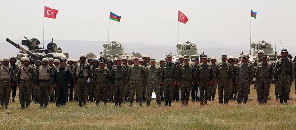 В ходе азербайджано-турецких совместных учений проведен День высокопоставленных наблюдателей - Sputnik Азербайджан