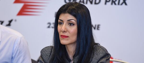 Руководитель отдела маркетинга и коммуникаций операционной компании Baku City Circuit Нигяр Арпадараи - Sputnik Азербайджан