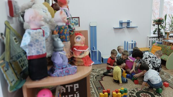 Дети во время игры в детском саду, фото из архива - Sputnik Азербайджан