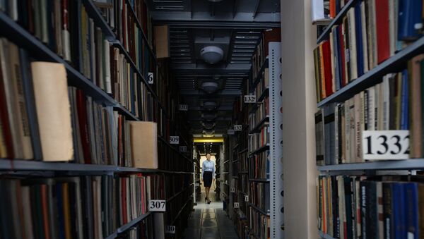 Библиотека, фото из архива - Sputnik Azərbaycan
