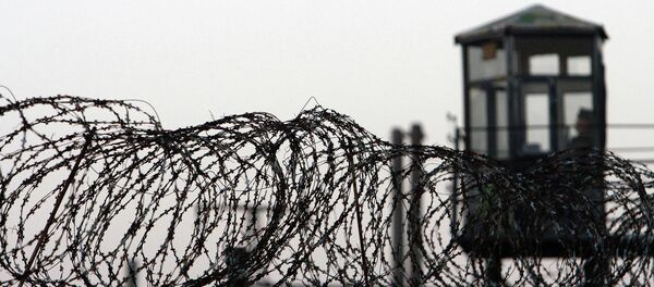 Охранный периметр исправительной колонии - Sputnik Азербайджан