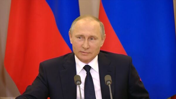 Путин о разговоре Трампа и Лаврова - Sputnik Азербайджан