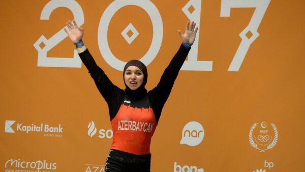 Anastasiya İbrahimli, ağır atletika üzrə Avropa çempionu - Sputnik Azərbaycan