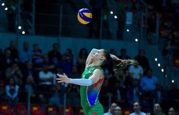 Финальный матч по волейболу между женскими сборными Азербайджана и Туриции 4 Игр Исламской солидарности - Sputnik Азербайджан