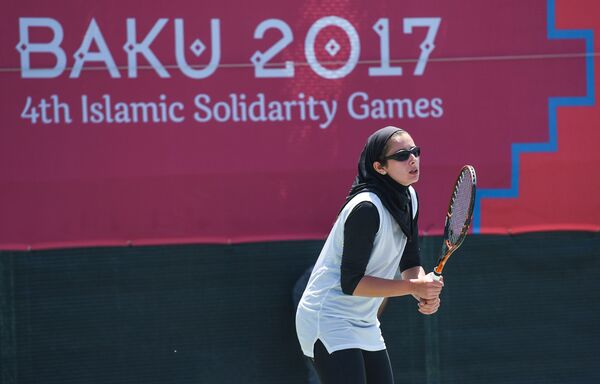 Индивидуальные и парные соревнования по теннису IV Игр Исламской солидарности - Sputnik Азербайджан