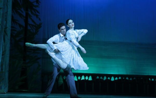 Сцена из балета Вальс надежды - Sputnik Азербайджан