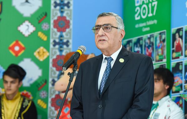 Выступление вице-президента НОК Азербайджана Чингиза Гусейнзаде Выступление вице-президента НОК Азербайджана Чингиза Гусейнзаде - Sputnik Азербайджан
