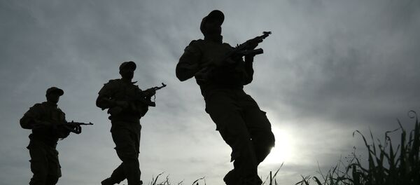 Курдские боевики в Сирии, фото из архива - Sputnik Азербайджан
