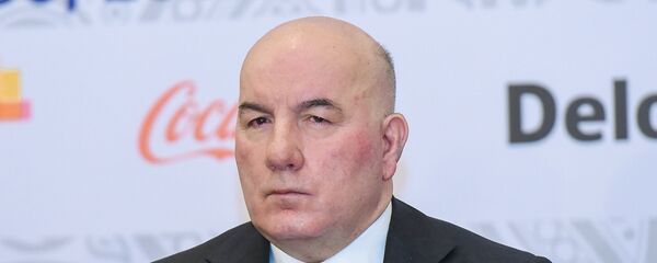 Председатель правления Центрального банка АР Эльман Рустамов Председатель правления Центрального банка АР Эльман Рустамов - Sputnik Азербайджан