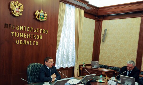 Губернатор Тюменской области Владимир Якушев на встрече с азербайджанской делегацией: нам нужно очень серьезно поработать вместе Губернатор Тюменской области Владимир Якушев на встрече с азербайджанской делегацией: нам нужно очень серьезно поработать вместе - Sputnik Азербайджан
