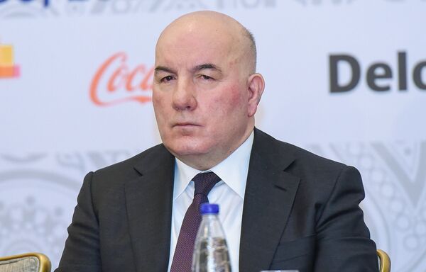 Глава Центрального банка Азербайджана Эльман Рустамов Глава Центрального банка Азербайджана Эльман Рустамов - Sputnik Азербайджан