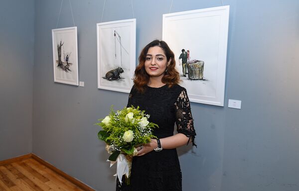 Выставка Айтен Абдуллаевой Caro - Sputnik Азербайджан