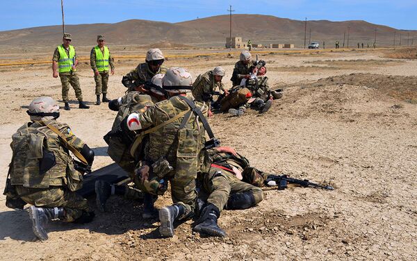Завершилось оценочное учение НАТО с батальоном ОСС Вооруженных сил Азербайджана - Sputnik Азербайджан