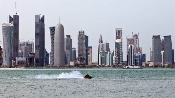 Вид на столицу Катара — город Доха - Sputnik Азербайджан