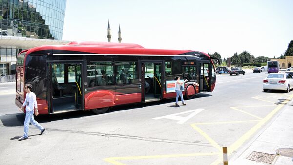 Автобус в Баку, фото из архива - Sputnik Azərbaycan