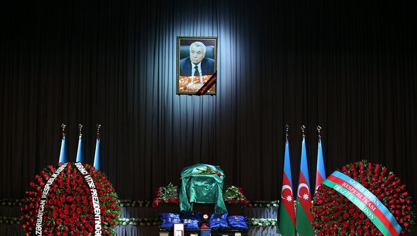 Natiq Əliyevlə vida mərasimi - Sputnik Azərbaycan