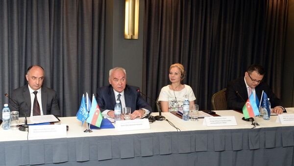 Мероприятие, посвященное запуску проекта Повышение потенциала по борьбе с торговлей людьми в Азербайджане - Sputnik Азербайджан