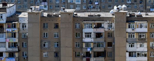 Жилые дома в Хатаинском районе Баку, фото из архива Жилые дома в Хатаинском районе Баку, фото из архива - Sputnik Азербайджан