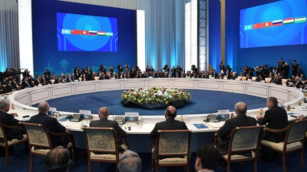 Заседание совета глав государств - членов Шанхайской организации сотрудничества, Астана, 9 июня 2017 года - Sputnik Азербайджан