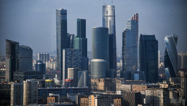 Небоскребы Московского международного делового центра Москва-Сити - Sputnik Азербайджан