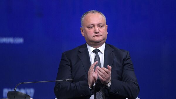 Президент Молдовы Игорь Додон, фото из архива - Sputnik Азербайджан