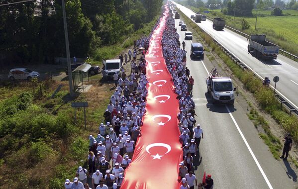 Марш справедливости в Турции - Sputnik Азербайджан