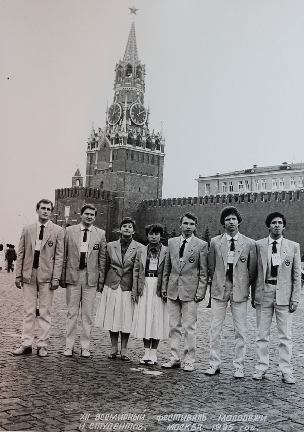 12-й Всемирный фестиваль молодежи и студентов, Москва 1985 год - Sputnik Азербайджан