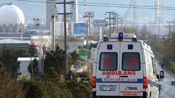 Карета скорой помощи в Турции, фото из архива - Sputnik Azərbaycan