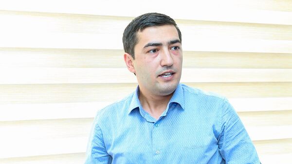 Главный редактор информационного агентства Report Мурад Алиев - Sputnik Азербайджан