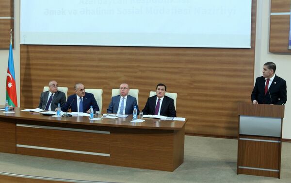 Заседание коллегии Государственного фонда социальной защиты Азербайджана - Sputnik Азербайджан
