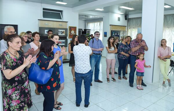 Встреча с журналистами в Российском информационно-культурном центре в Баку - Sputnik Азербайджан