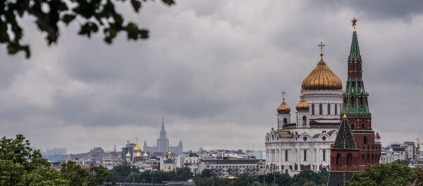 Вид на Кремль в Москве Вид на Кремль в Москве - Sputnik Азербайджан