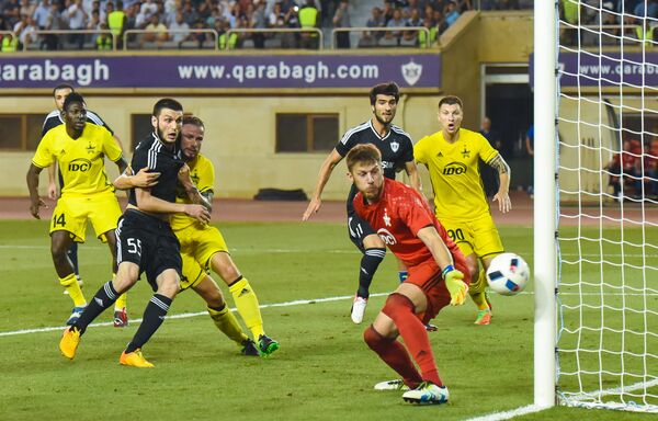 Матч третьего квалификационного раунда Лиги чемпионов между Карабахом и молдавским Шерифом - Sputnik Азербайджан