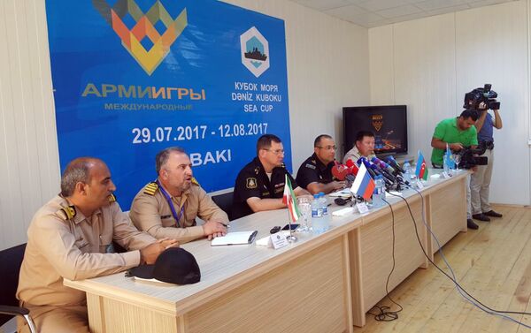 В Баку проведена пресс-конференция в связи с началом международного конкурса Кубок моря - 2017 - Sputnik Азербайджан