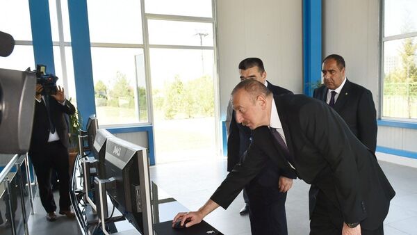 Prezident İlham Əliyev Balakən Su Elektrik Stansiyasının açılışında iştirak edib - Sputnik Azərbaycan
