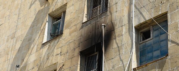 Здание общежития в восьмом микрорайоне Сумгайыта Здание общежития в восьмом микрорайоне Сумгайыта - Sputnik Азербайджан