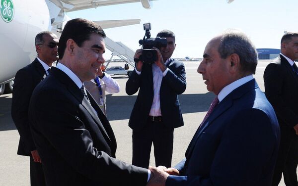 Официальный визит президента Туркменистана Гурбангулы Бердымухамедова в Азербайджан - Sputnik Азербайджан