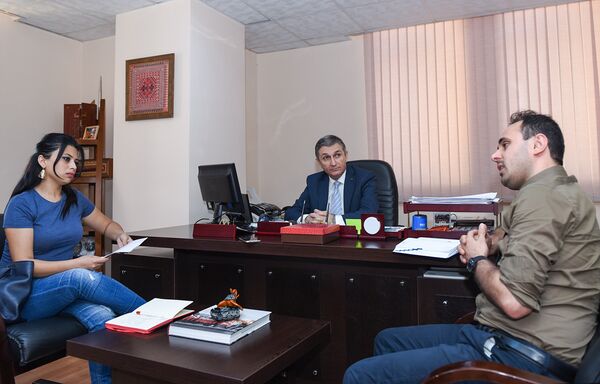 Fələstinin Azərbaycandakı səfiri Nasir Əbdül Kərim Fələstinin Azərbaycandakı səfiri Nasir Əbdül Kərim - Sputnik Azərbaycan