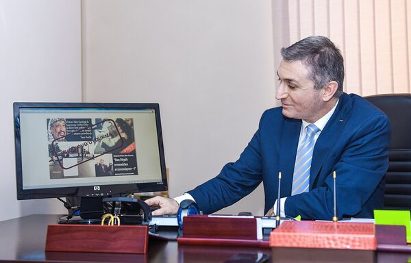 Fələstinin Azərbaycandakı səfiri Nasir Əbdül Kərim Fələstinin Azərbaycandakı səfiri Nasir Əbdül Kərim - Sputnik Azərbaycan