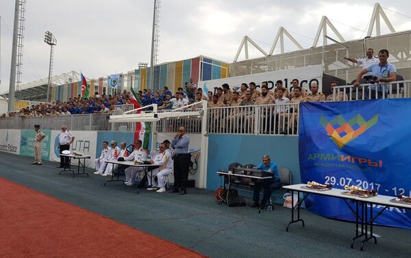 Соревнования по мини-футболу между участниками конкурса Кубок моря - 2017 - Sputnik Азербайджан