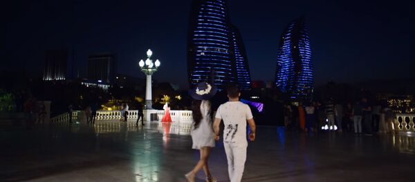 Кадр из клипа Baku - Sputnik Азербайджан