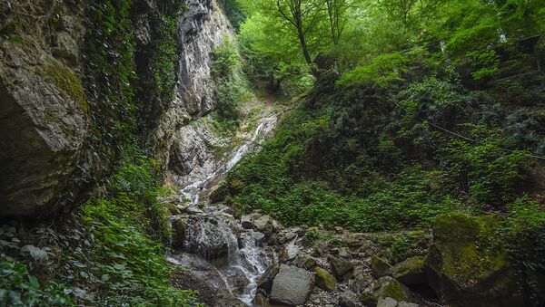 Водопад Семь красавиц - Sputnik Azərbaycan