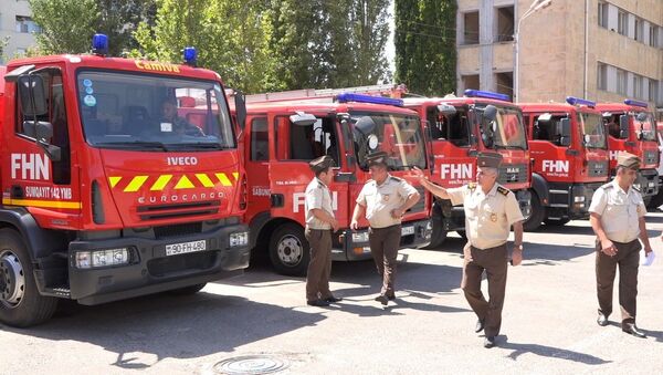 Спасательная группа МЧС Азербайджана привлечена к тушению лесных пожаров в Грузии - Sputnik Азербайджан
