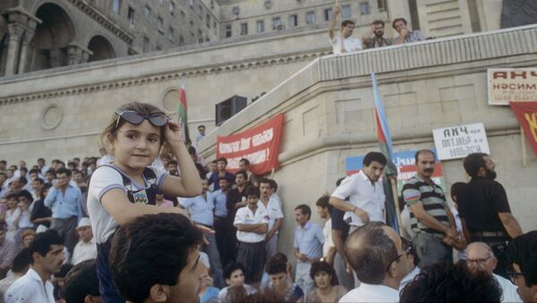 Митинг на площади Азадлыг в Баку, фото из архива - Sputnik Азербайджан