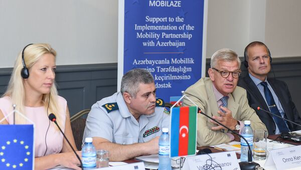 Мероприятие по теме Поддержка партнерства с Азербайджаном по перемене мест (MOBILAZE) - Sputnik Азербайджан