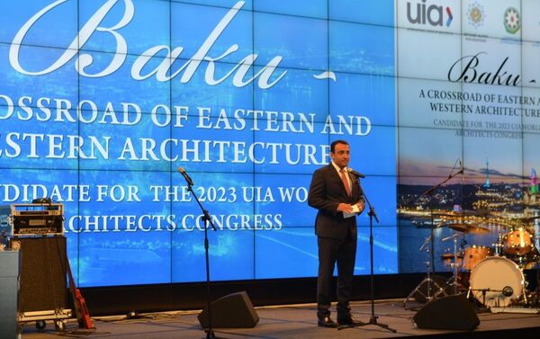 Азербайджан при поддержке Фонда Гейдара Алиева представлен на конгрессе Международного союза архитекторов - Sputnik Азербайджан