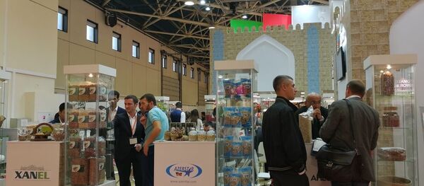 Стенд Азербайджана на международной продовольственной выставке Worldfood Moscow - Sputnik Азербайджан