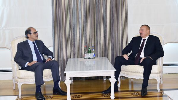 Ильхам Алиев принял директора Департамента стран Ближнего Востока и Центральной Азии Международного валютного фонда - Sputnik Азербайджан