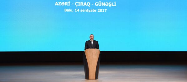 Президент Азербайджанской Республики Ильхам Алиев Президент Азербайджанской Республики Ильхам Алиев - Sputnik Азербайджан